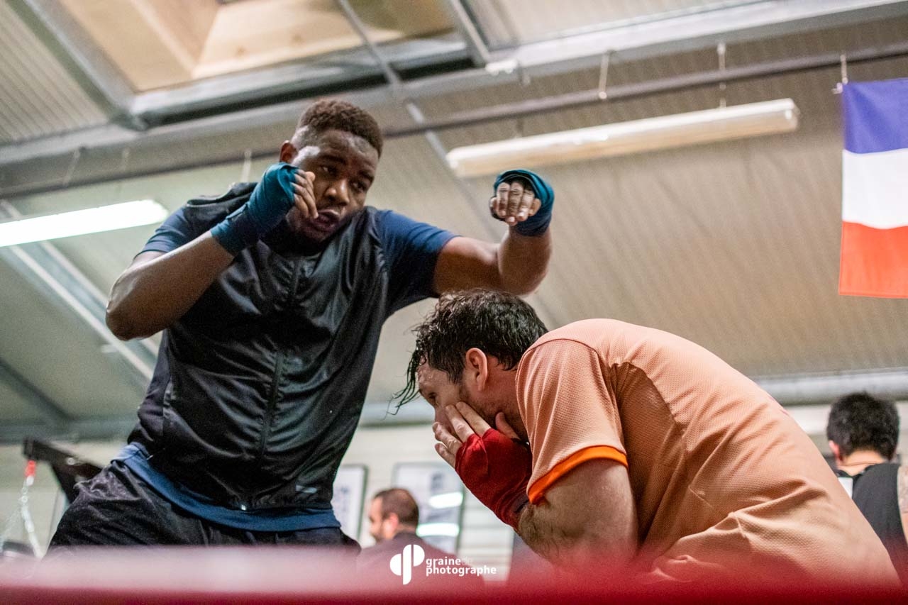 Atelier photo de sport consacré à la boxe