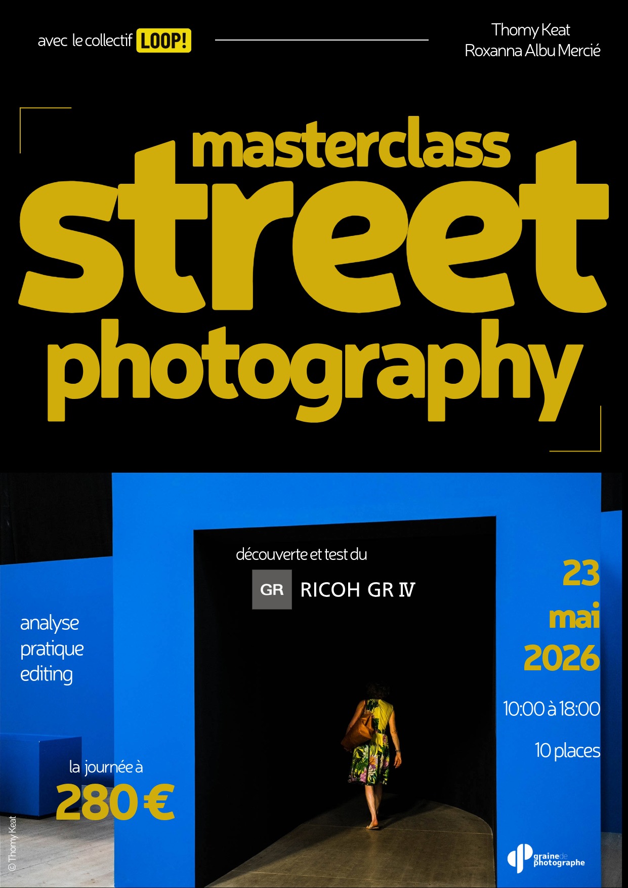 Masteclass Street Photoraphy Ricoh GR IV Paris