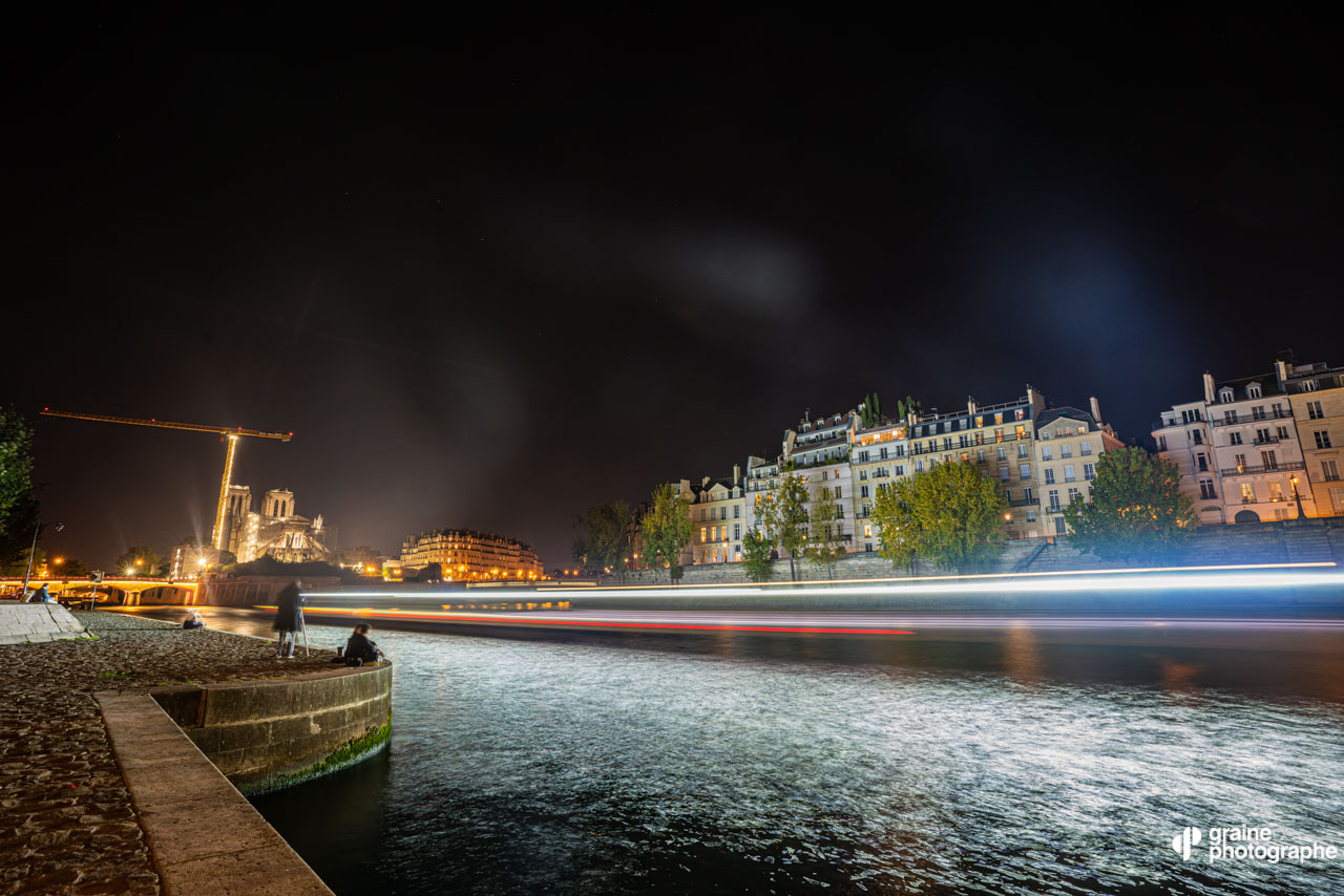 Photo de nuit Paris
