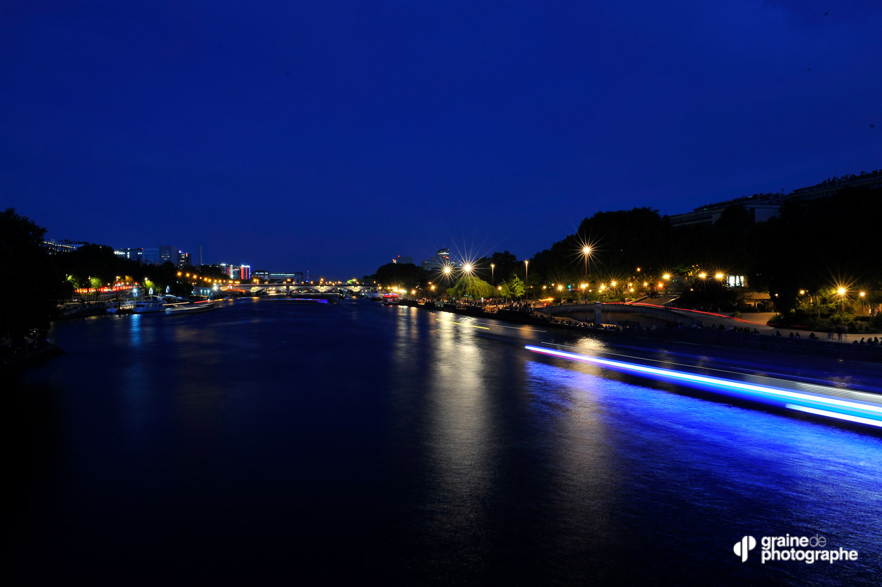 Photo de nuit Paris