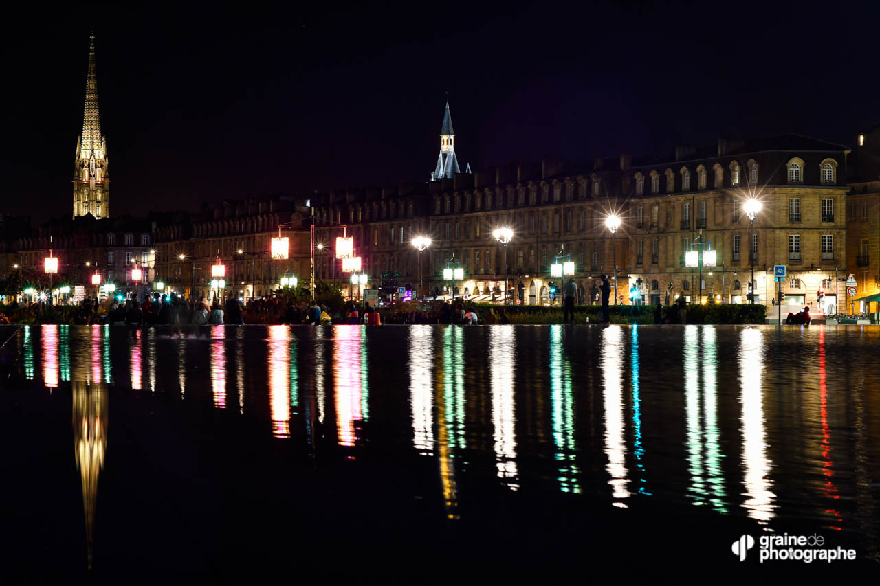 Photo de nuit Bordeaux
