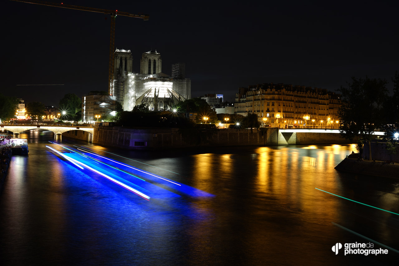 Photo de nuit Paris