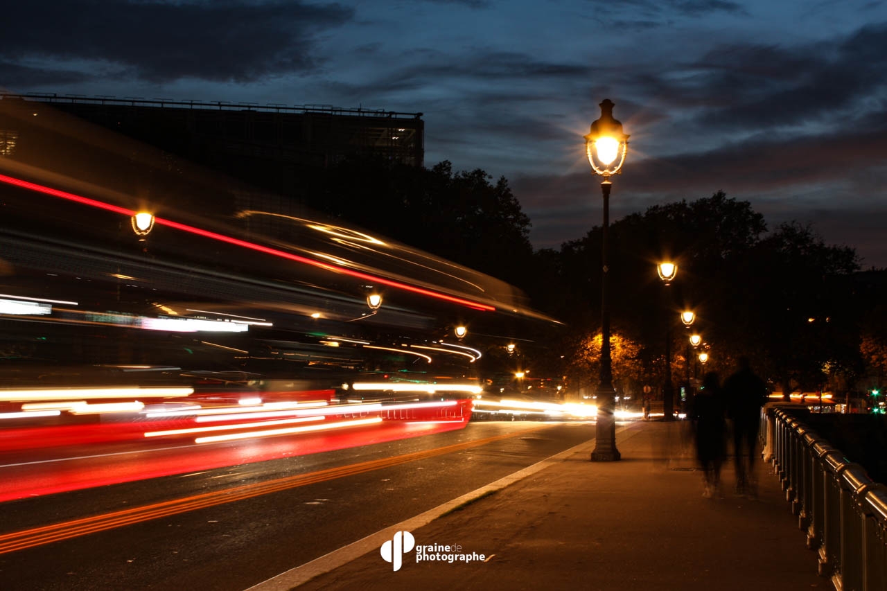 Photo de nuit Paris