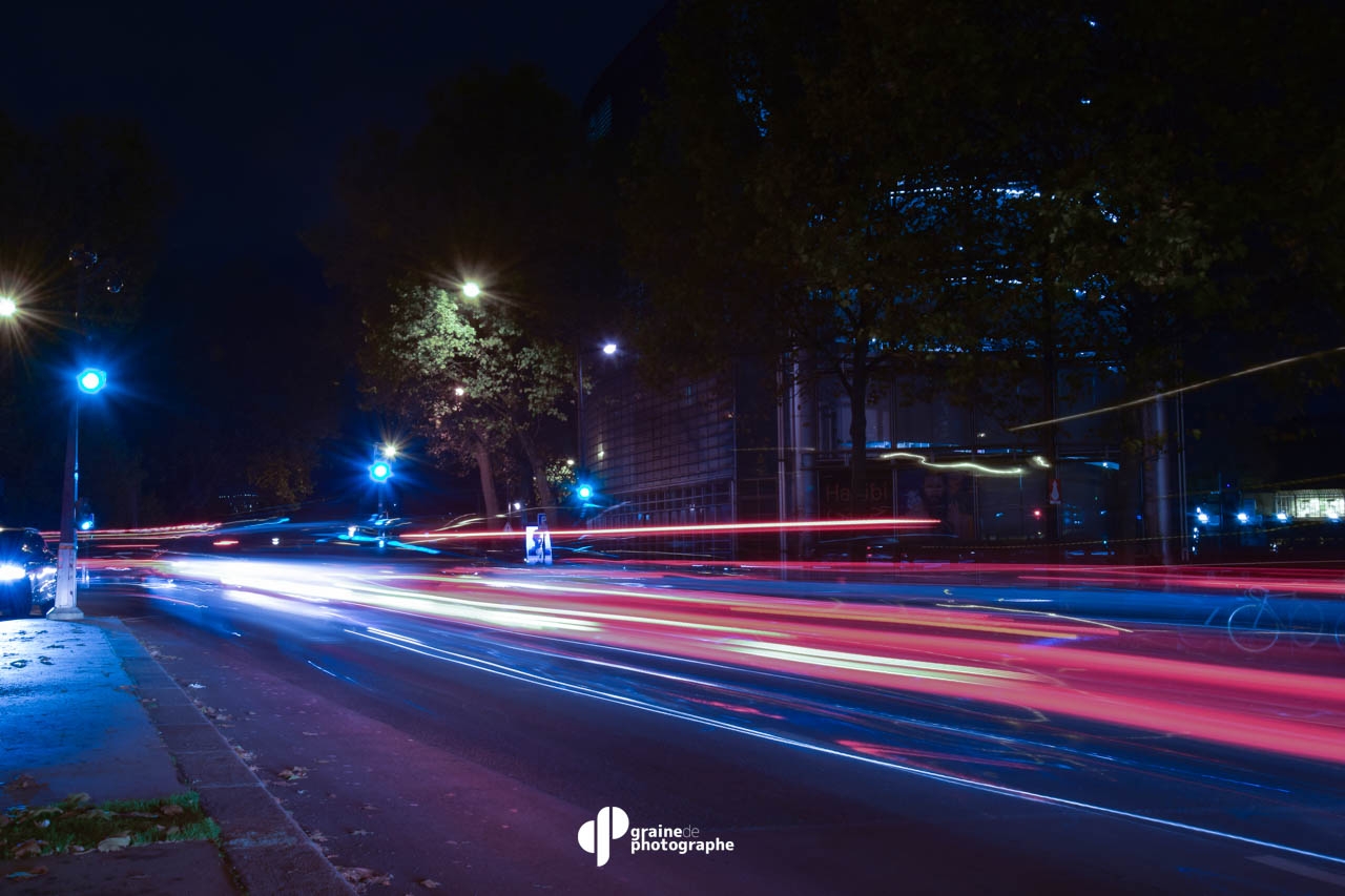 Photo de nuit Paris