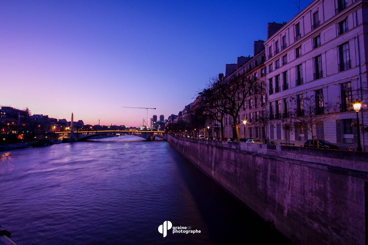 Photo de nuit Paris