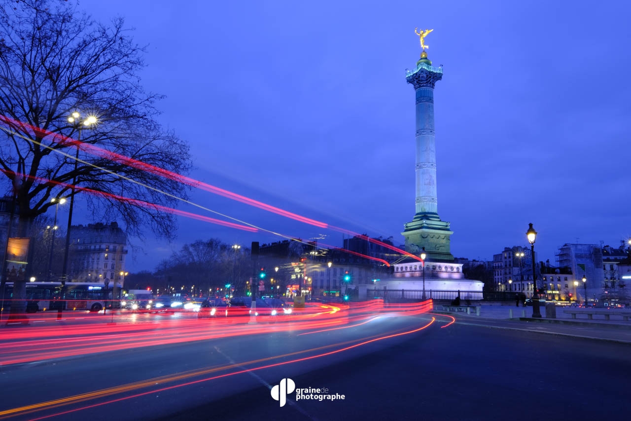 Photo de nuit Paris