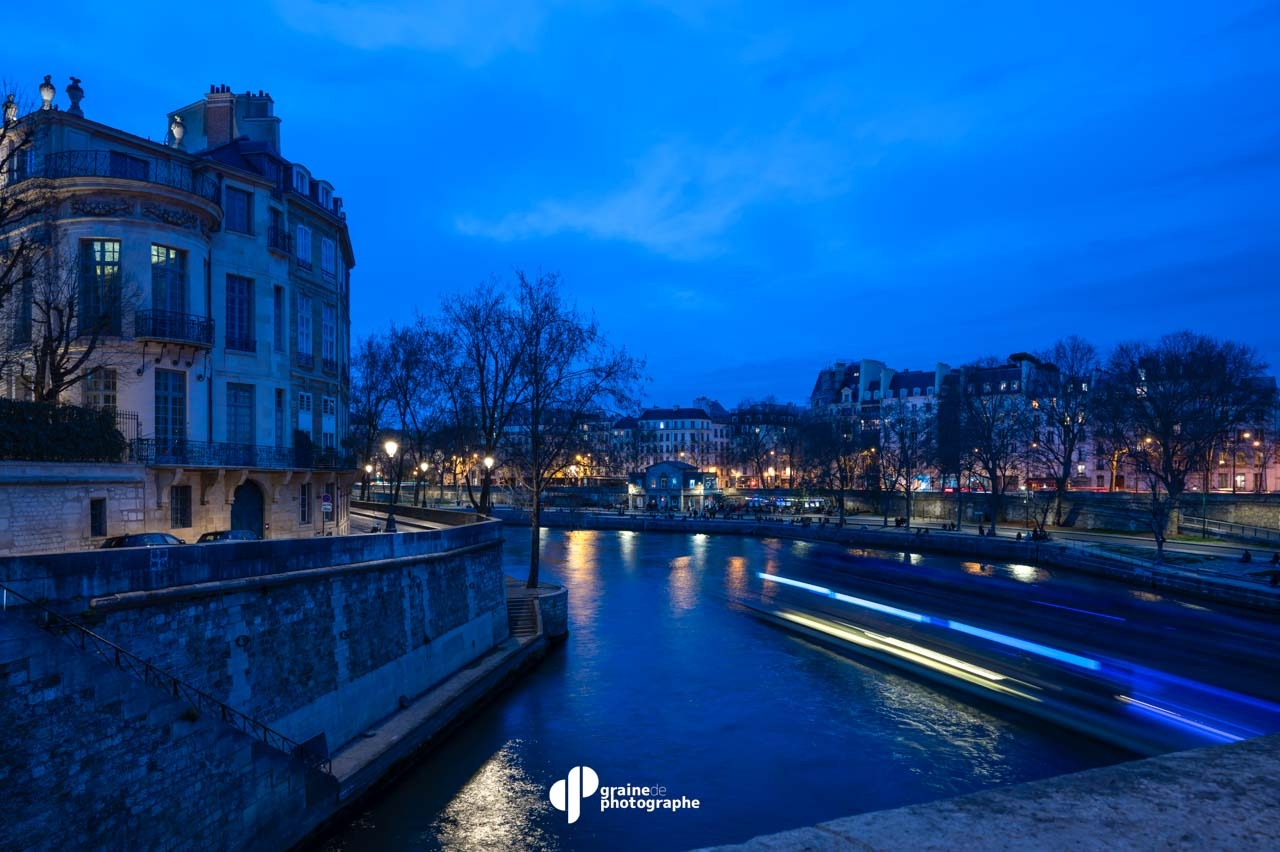Photo de nuit Paris