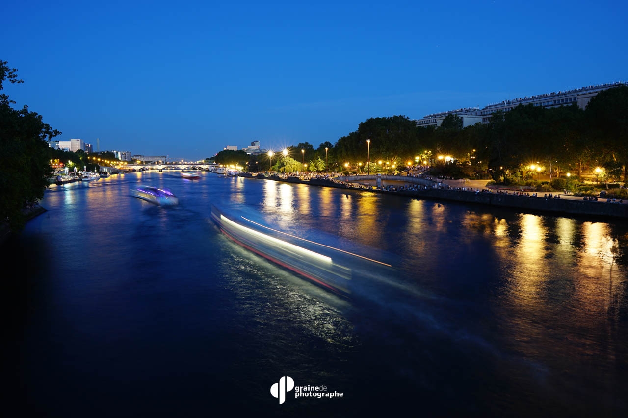 Photo de nuit Paris