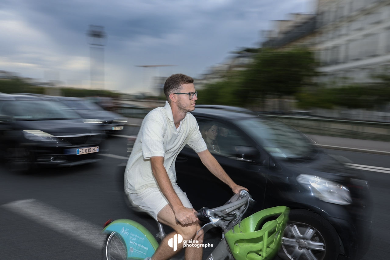 Photo au flash Paris