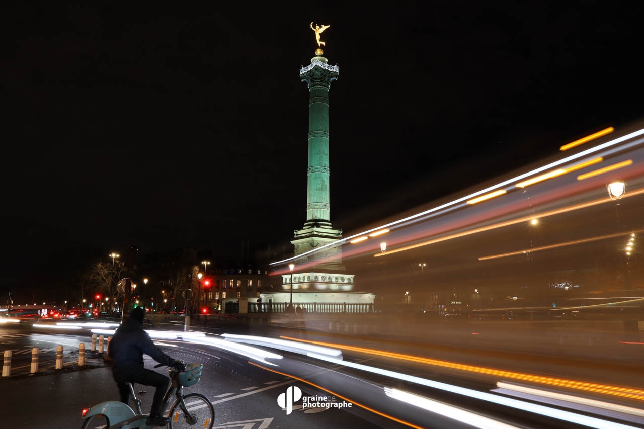 Photo de nuit Paris