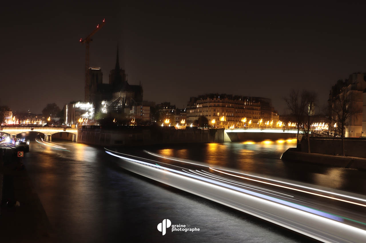 Photo de nuit Paris