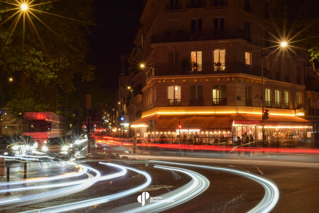 Photo de nuit Paris