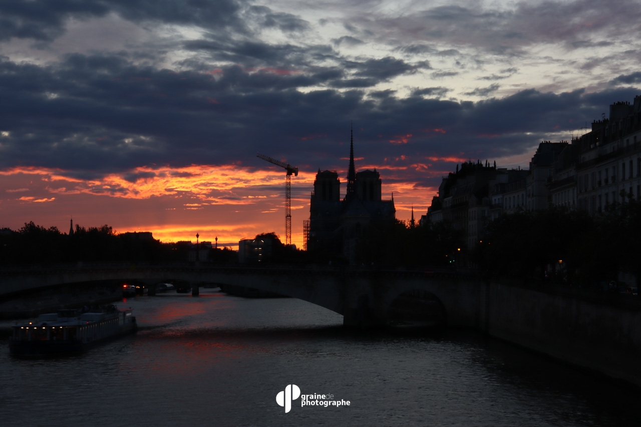 Photo de nuit Paris